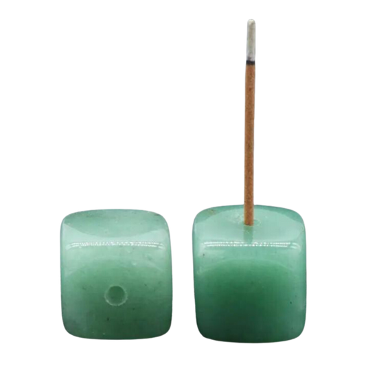 Crystal Incense Holder GREEN AVENTURINE